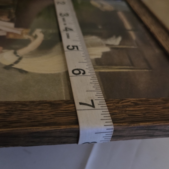 Vintage Style Framed Art Print The First Music Lesson Cottagecore Wall Decor - Picture 7 of 7